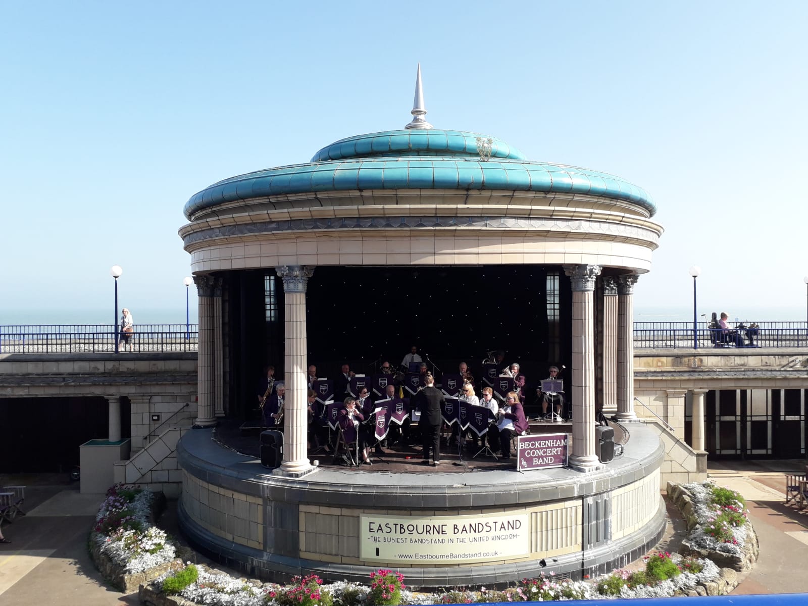 Concert on Eastbourne Bandstand Beckenham Concert Band